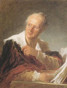 Jean Honore Fragonard Portrait of Diderot (mk05) oil painting image
